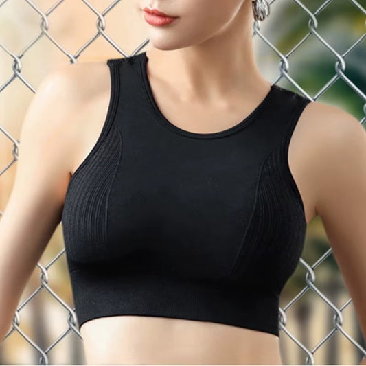 Soutien-Gorge de Sport Push-Up pour Femme – Brassière Courte de Yoga, Sous-Vêtement de Fitness Confortable